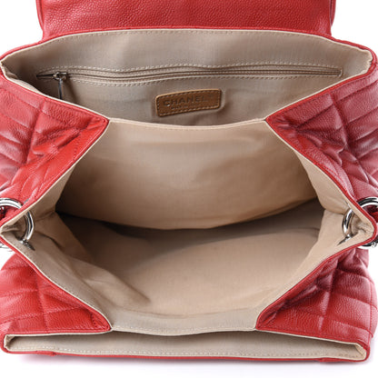 Chanel Caviar Quilted Timeless Accordion Flap Red 5 of 11