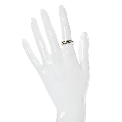 Cartier 18K Pink Yellow White Gold Small Trinity Ring 51 5.75 2 of 6