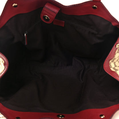 Gucci Monogram Large Sukey Tote Dark Red 5 of 12