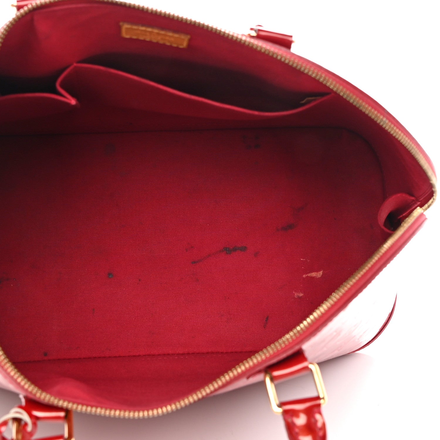 Louis Vuitton Vernis Alma MM Pomme D'Amour 5 of 18