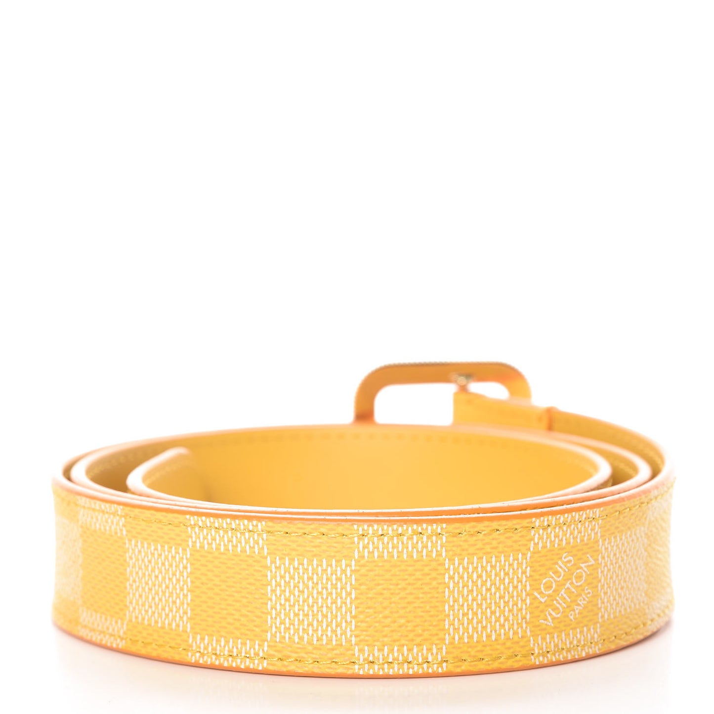Damier Couleurs 30mm Tresor Belt 90 36 Mimosa