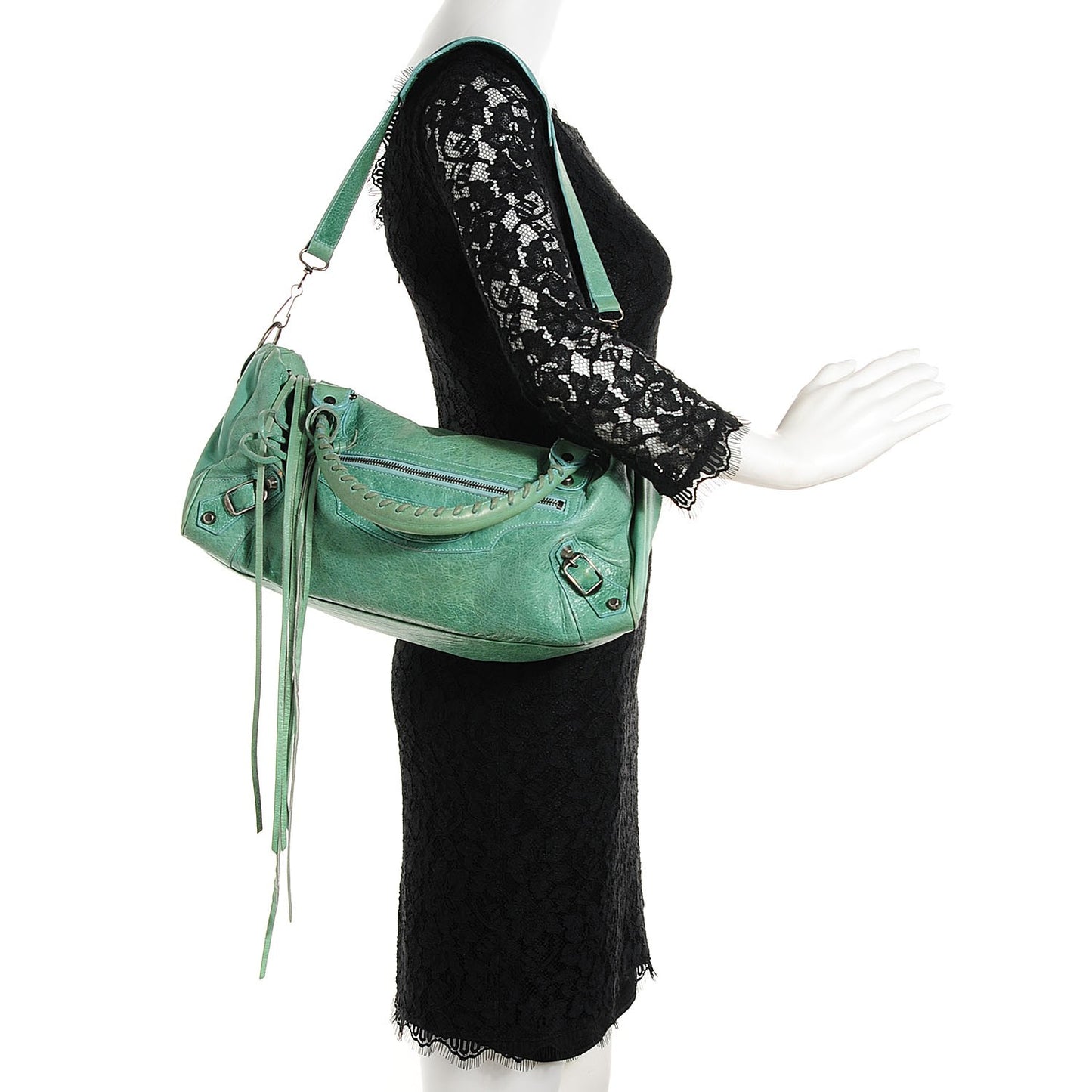 Chevre Classic Hardware Twiggy Seafoam