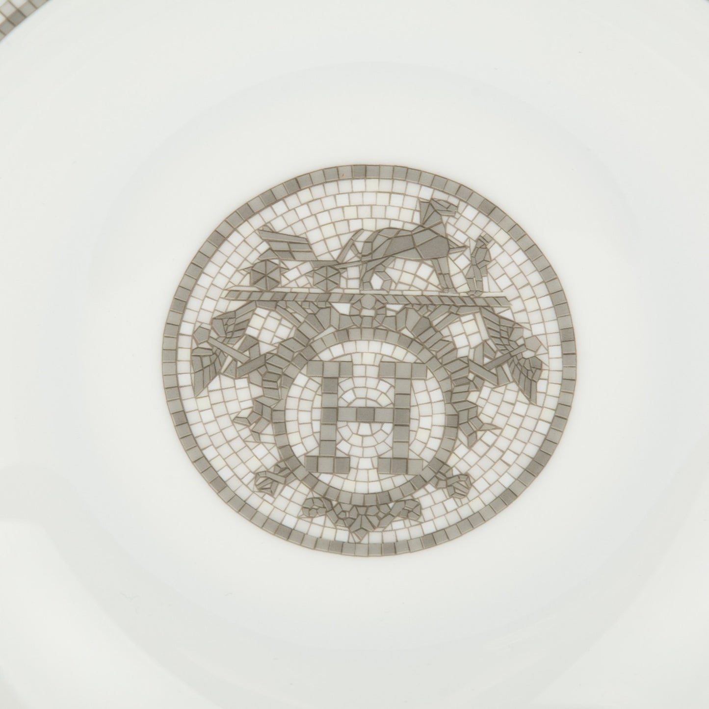 Porcelain Mosaique Au 24 Platine Soup Bowl Set of 2