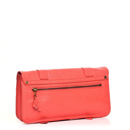 Proenza Schouler Lambskin PS1 Pochette Clutch Deep Coral 11 of 14