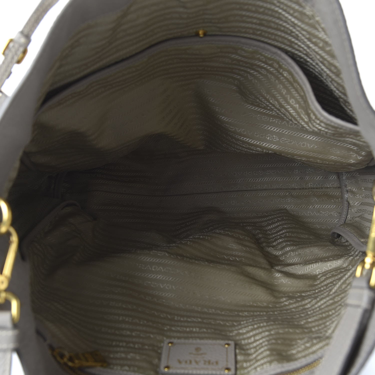 Prada Vitello Daino Tote Argilla 5 of 10