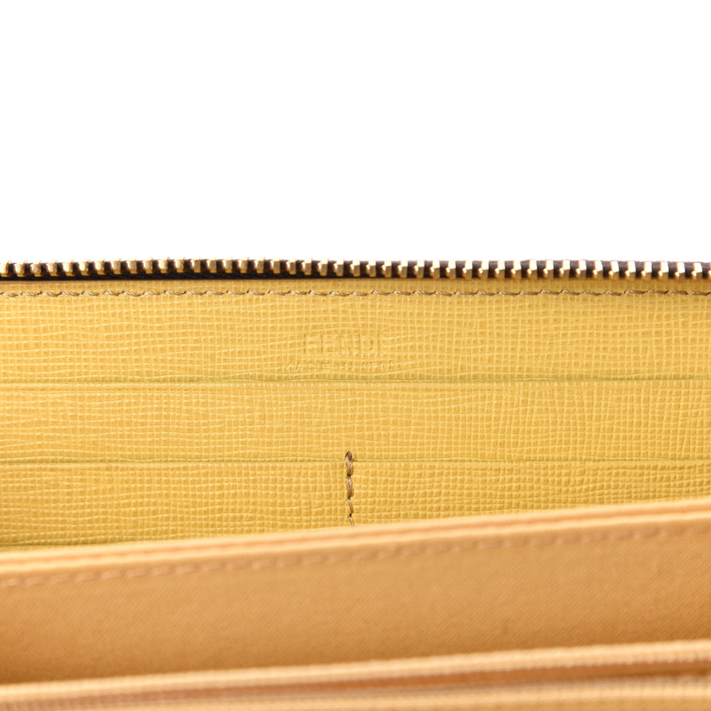 Zucca Spalmati Ombre Zip Around Wallet Tobacco Cedro