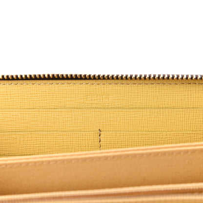 Fendi Zucca Spalmati Ombre Zip Around Wallet Tobacco Cedro 8 of 9