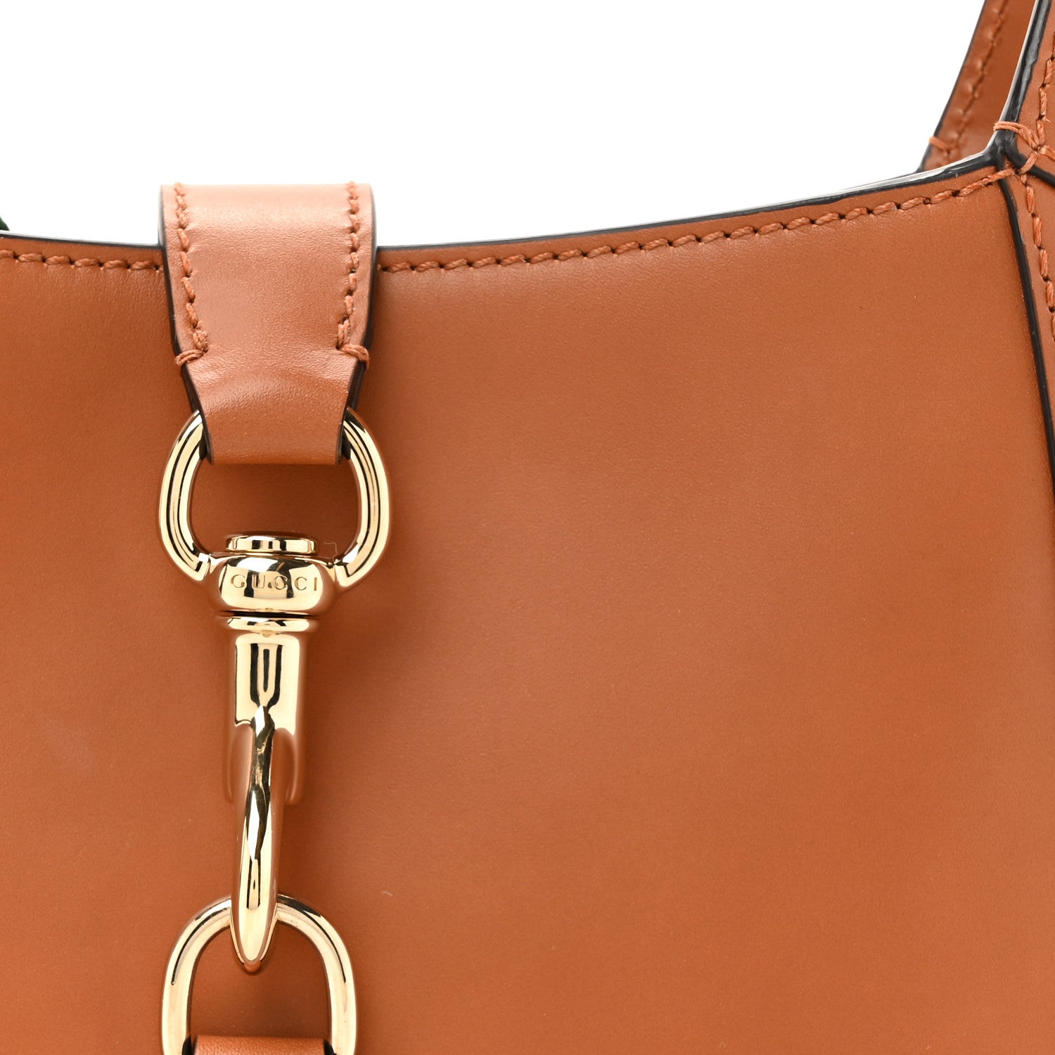Gucci Tritone Calfskin Small Jackie 1961 Hobo Harness Brown 8 of 11