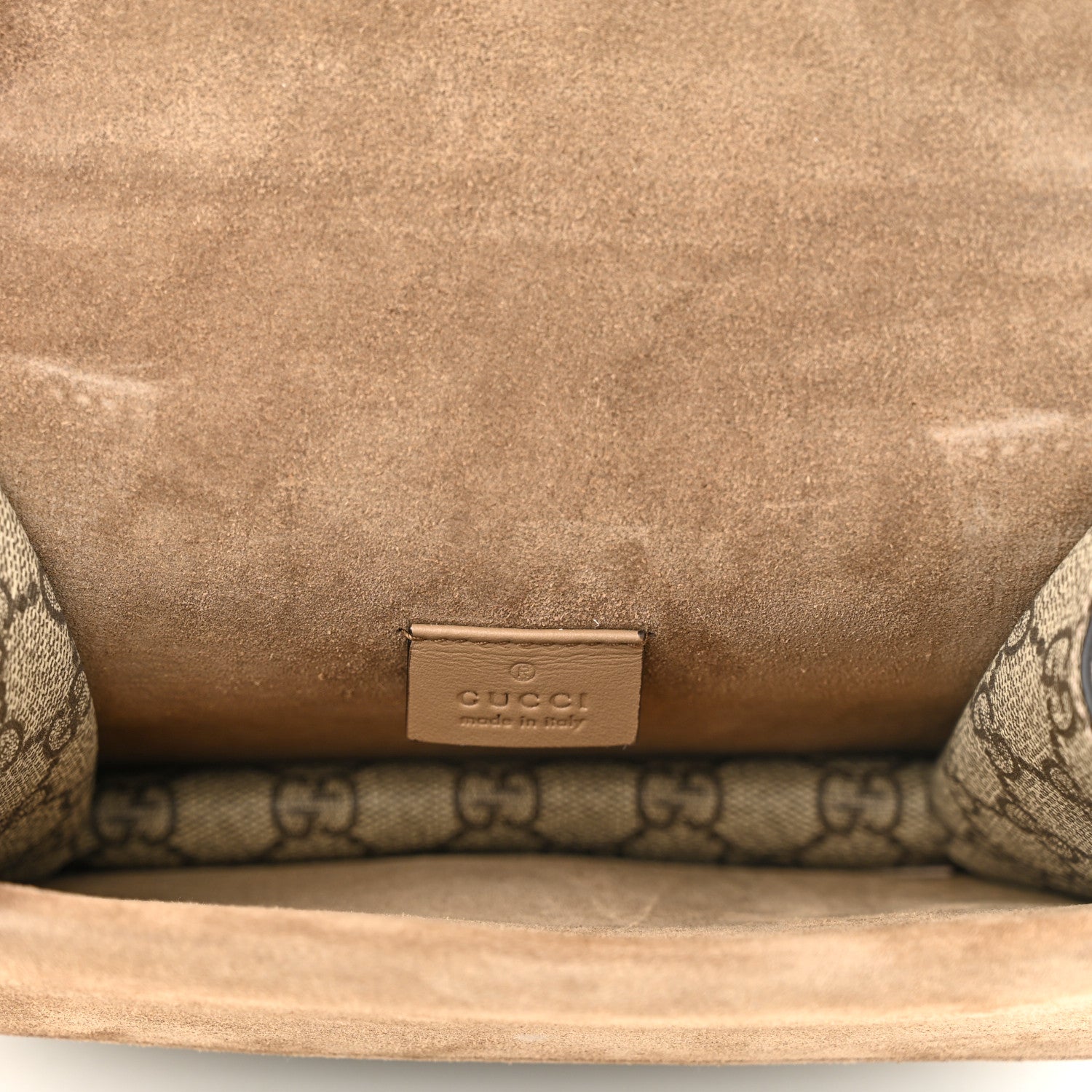 Gucci GG Supreme Monogram Mini Dionysus Shoulder Bag Taupe 5 of 10