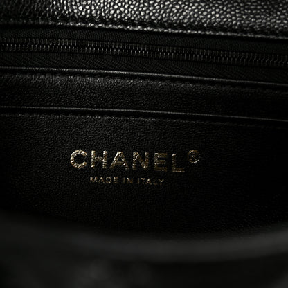 Chanel Caviar Quilted Small Handy CC Flap Black 6 of 11
