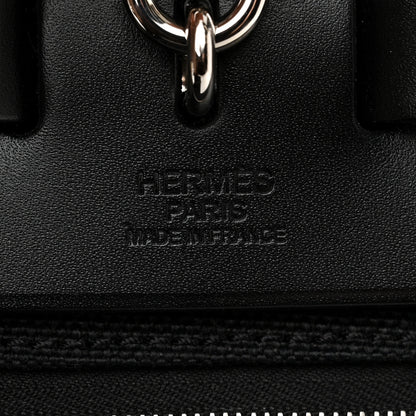 Hermes Military Toile Vache Hunter Herbag Zip PM 31 Black 7 of 11