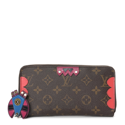 Louis Vuitton Monogram Totem Zippy Wallet Flamingo 1 of 5