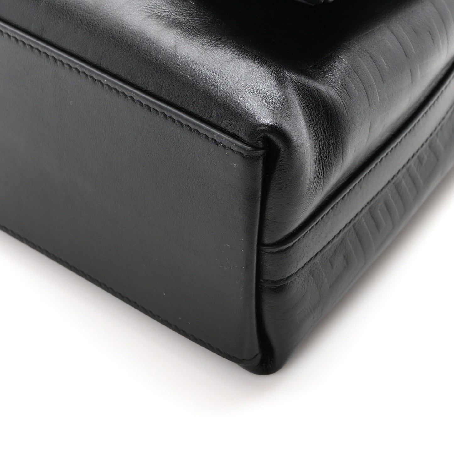 Soft Calfskin 4G Embossed Medium Shoulder Bag Black