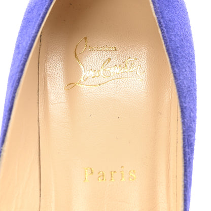 Christian Louboutin Suede Pigalle Follies 100 Pumps 39 Royal Blue 7 of 12