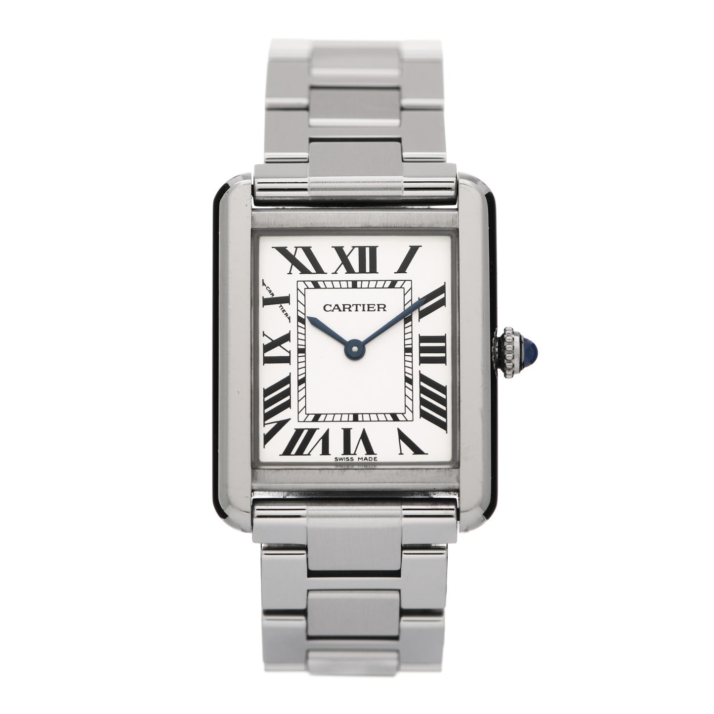 Stainless Steel 24mm Tank Solo Quartz Watch