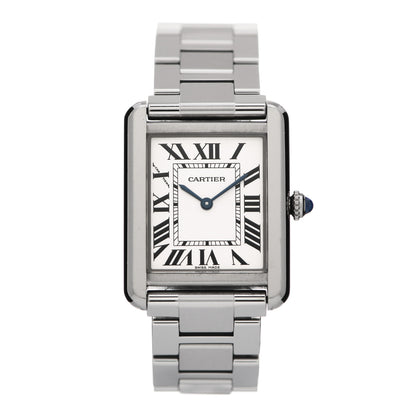 Cartier Stainless Steel 24mm Tank Solo Quartz Watch 1 of 6