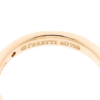 Tiffany 18K Yellow Gold Diamond 3mm Elsa Peretti Band Ring 54 7 5 of 5