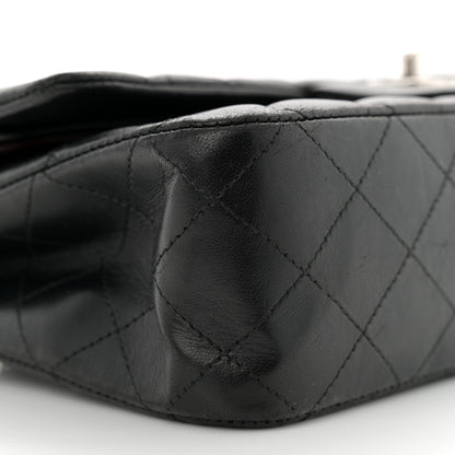 Chanel Lambskin Quilted Medium Double Flap Black 9 of 13