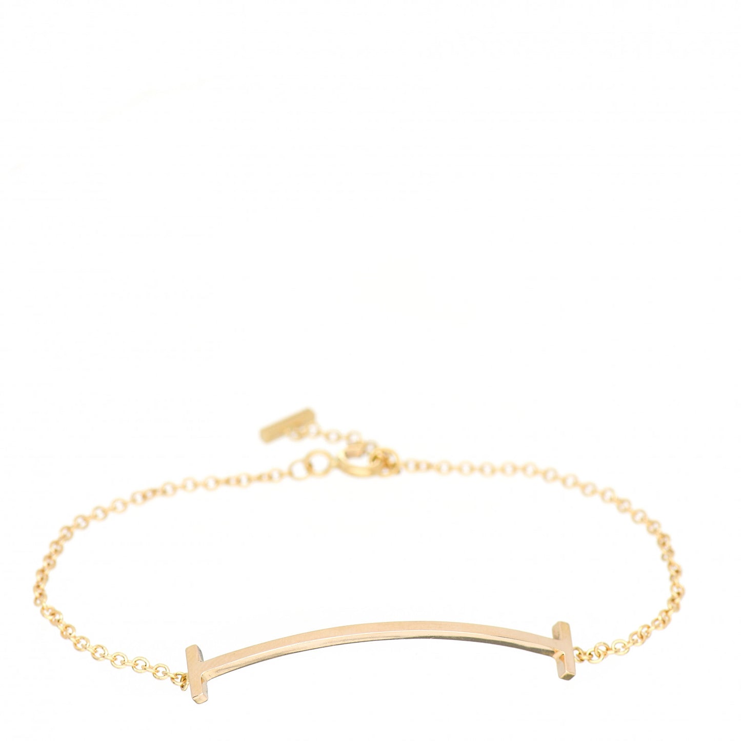18K Yellow Gold T Smile Bracelet