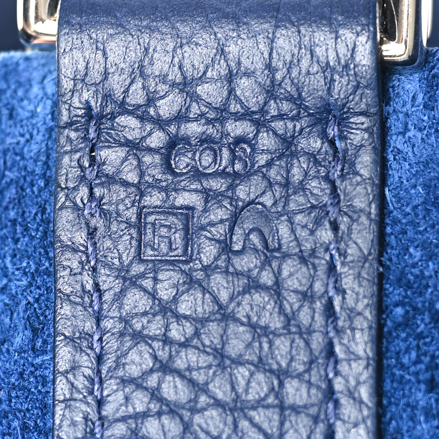 Hermes Taurillon Clemence Picotin Lock TGM Bleu Saphir 7 of 9
