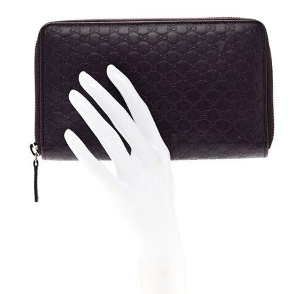 Gucci Microguccissima Zip Around Organizer Wallet Purple 2 of 7
