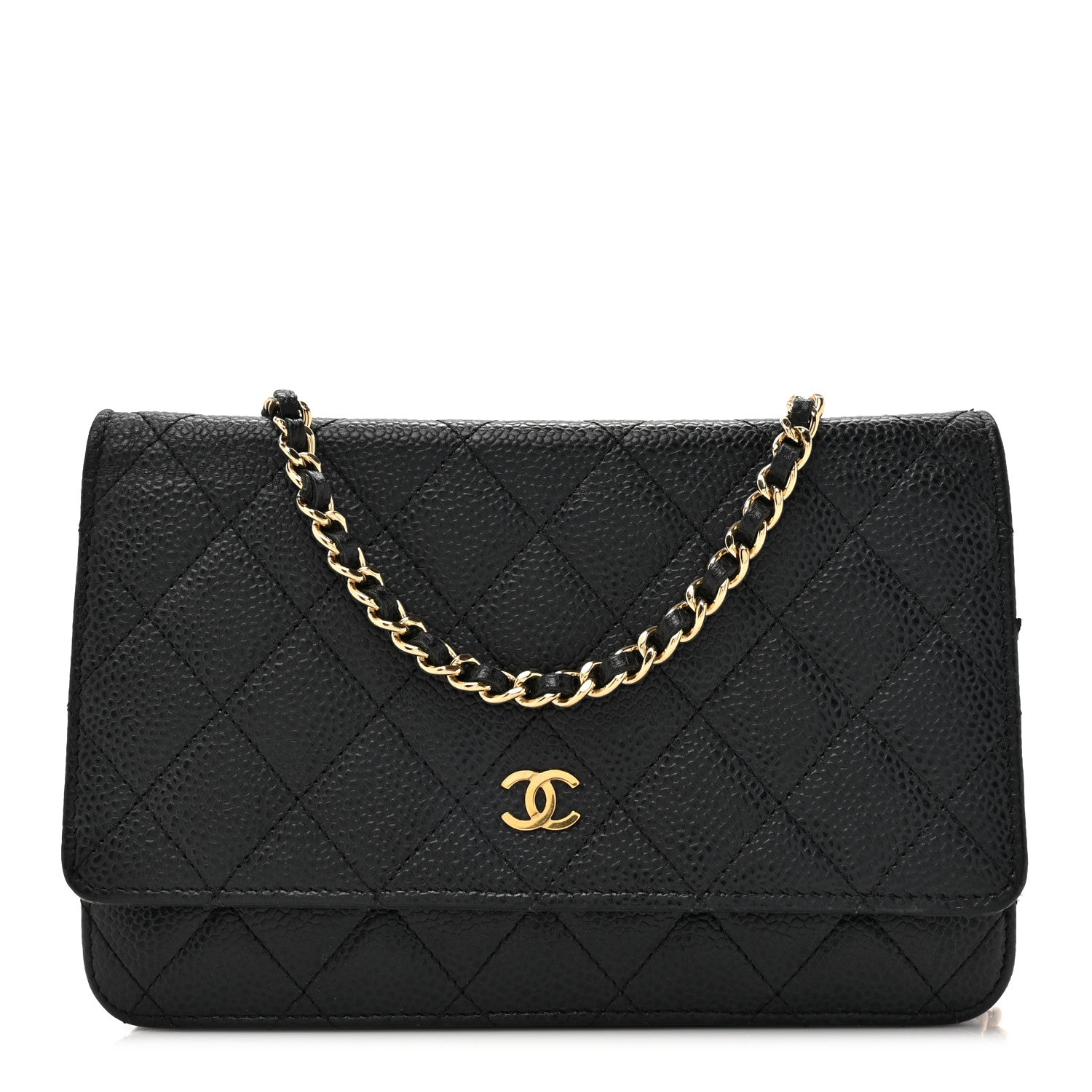 Chanel Caviar Quilted Wallet On Chain WOC Black 1 of 18