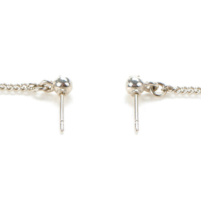 Chanel Baguette Crystal CC Dangle Earrings Silver 3 of 4