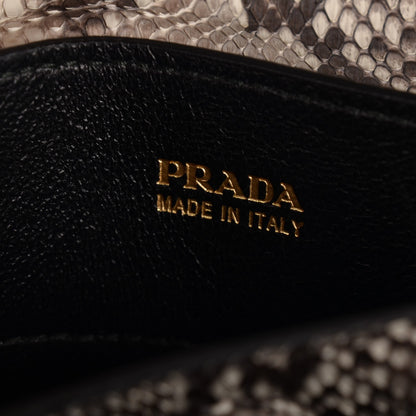 Prada Python Large Double Bag Roccia 8 of 10