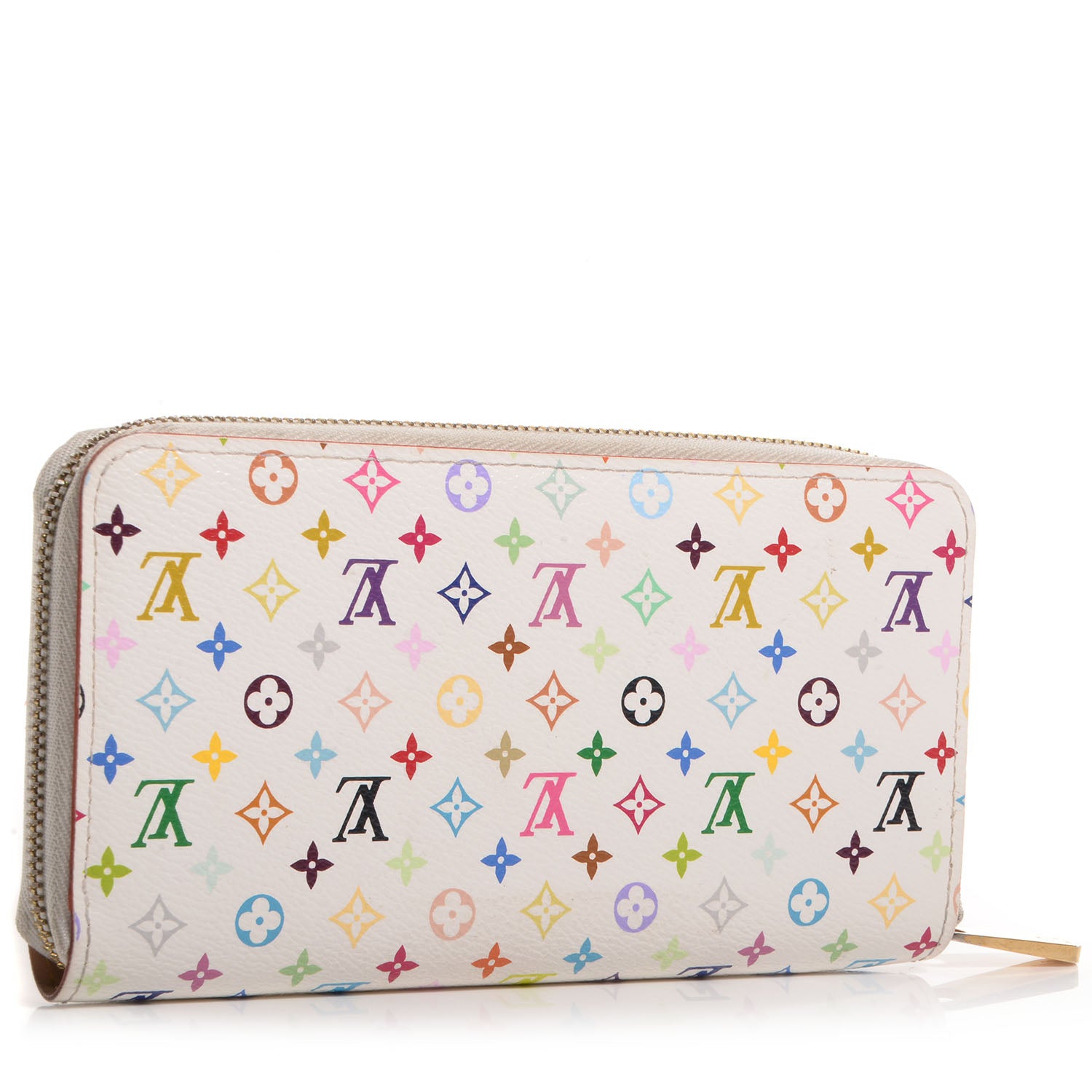 Louis Vuitton Monogram Multicolor Zippy Wallet White 3 of 7