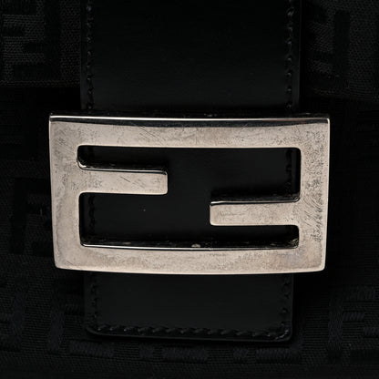 Fendi Zucchino Mama Baguette Black 10 of 12