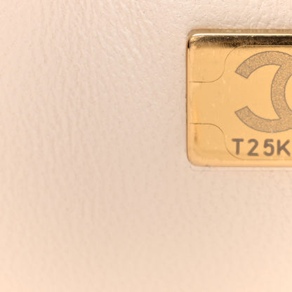 Chanel Caviar Quilted Small Double Flap White 7 of 11