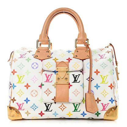 Louis Vuitton Monogram Multicolor Speedy 30 White 1 of 15