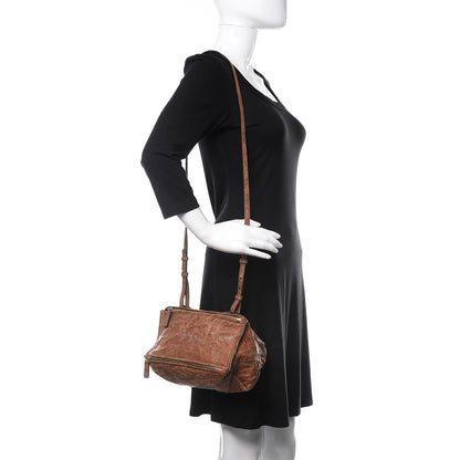 Givenchy Tumbled Sheepskin Mini Pandora Brown 3 of 10