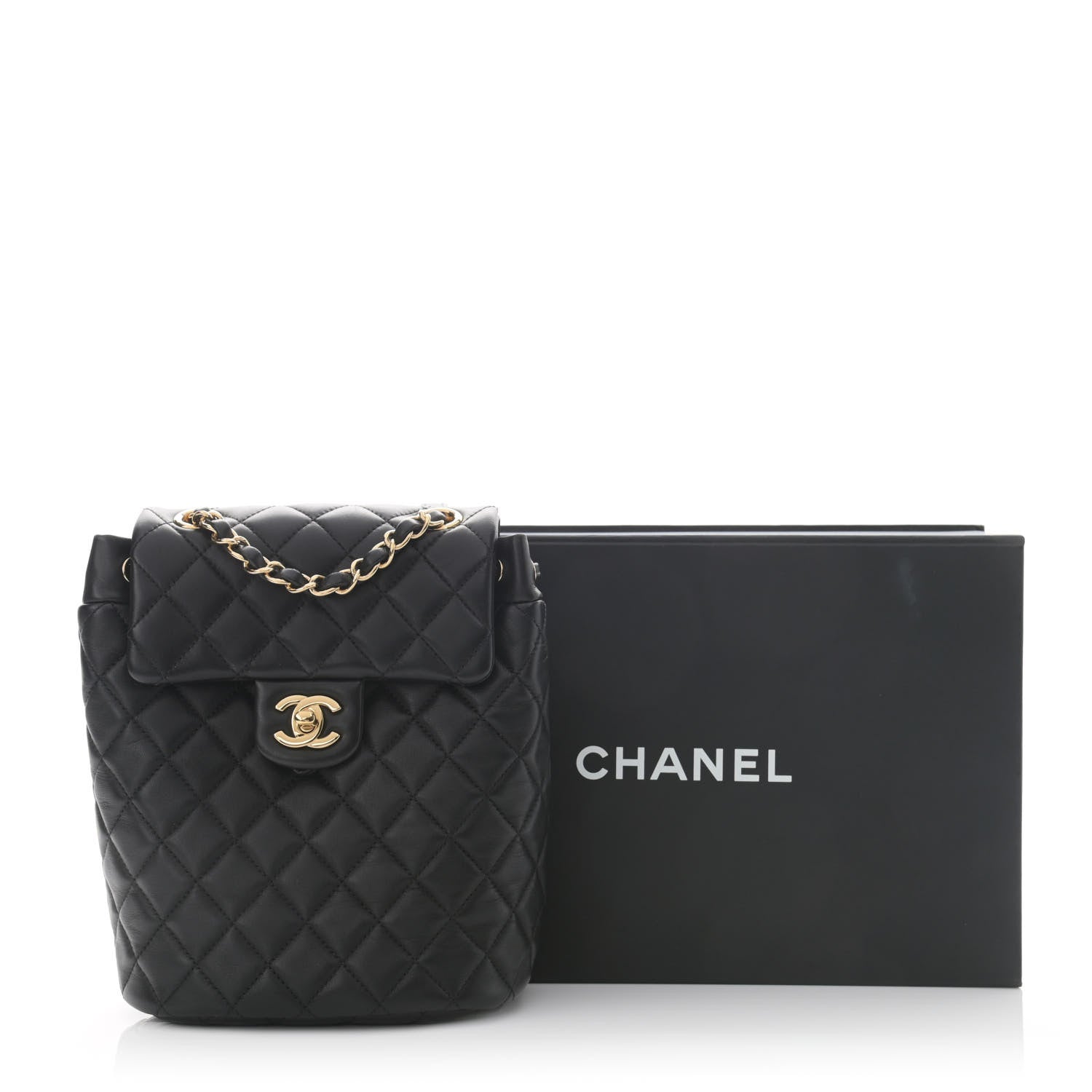 Chanel Lambskin Quilted Mini Urban Spirit Backpack Black 12 of 12