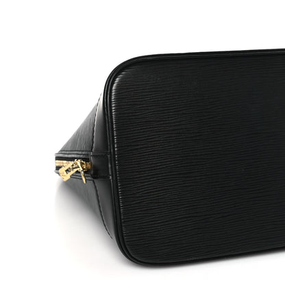 Louis Vuitton Epi Alma PM Black 7 of 11