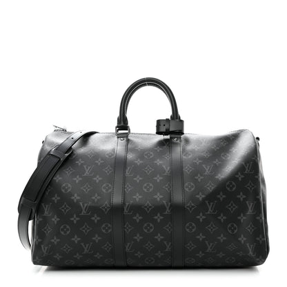 Louis Vuitton Monogram Eclipse Keepall Bandouliere 45 1 of 8