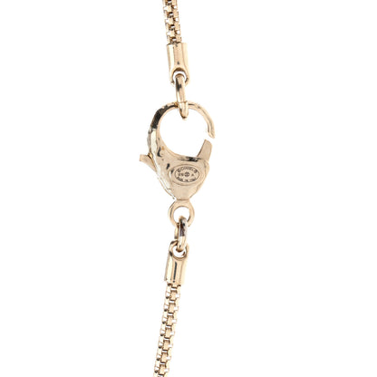 Chanel Metal Gripoix Along The Nile CC Pendant Necklace Gold Purple 4 of 4