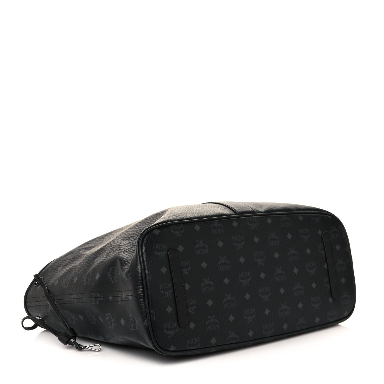 MCM Visetos Medium Liz Reversible Shopper Tote Black 5 of 19
