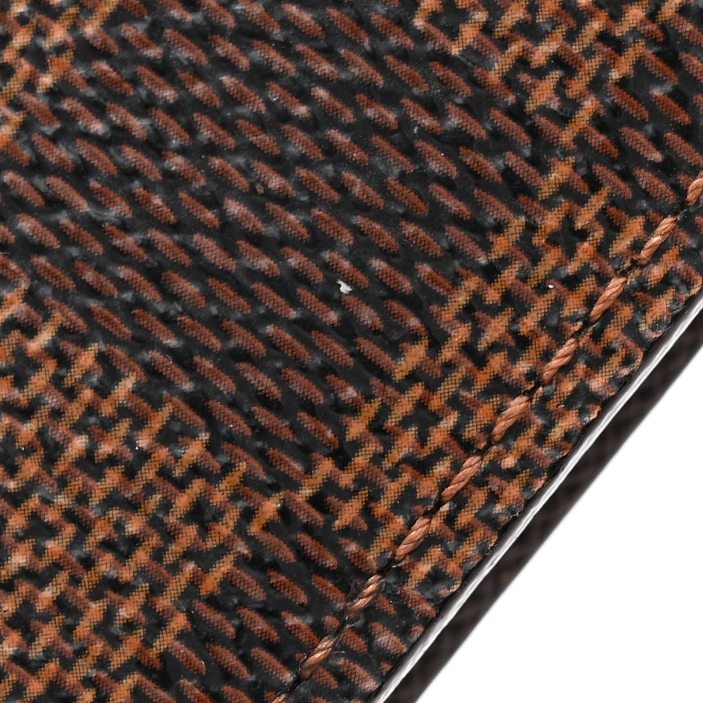 Damier Ebene Simple Checkbook Cover Wallet