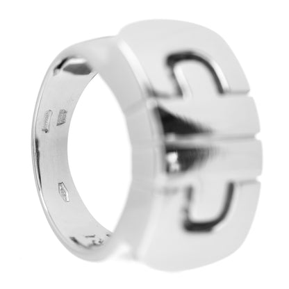 Bulgari 18K White Gold Parentesi Ring 50 5.25 5 of 5