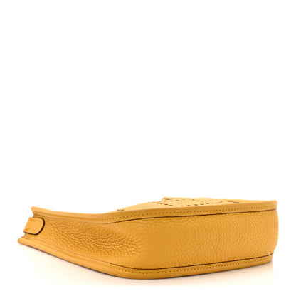 Hermes Taurillon Clemence Evelyne TPM Jaune Ambre 4 of 12