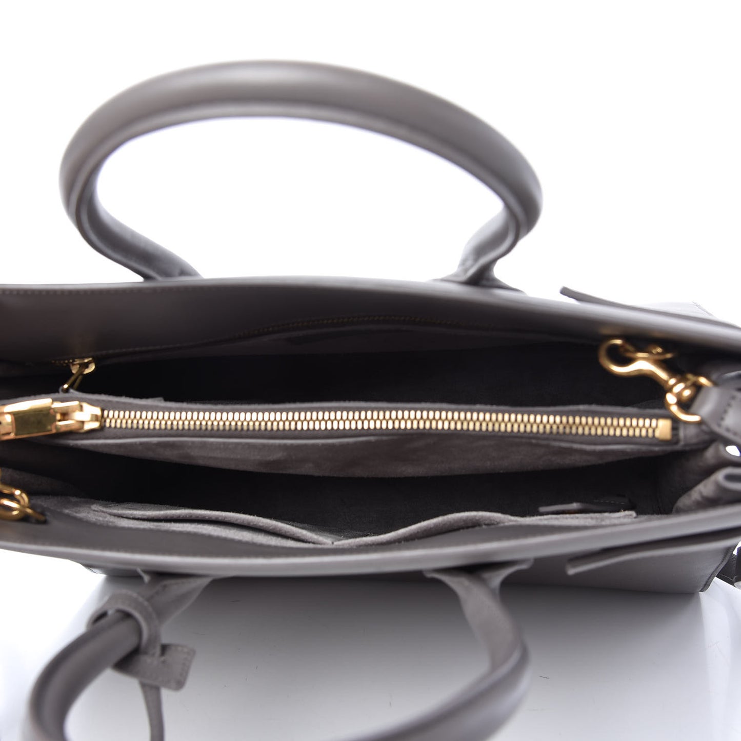 Calfskin Small Sac De Jour Fog