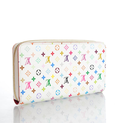Louis Vuitton Monogram Multicolor Zippy Wallet White 3 of 7