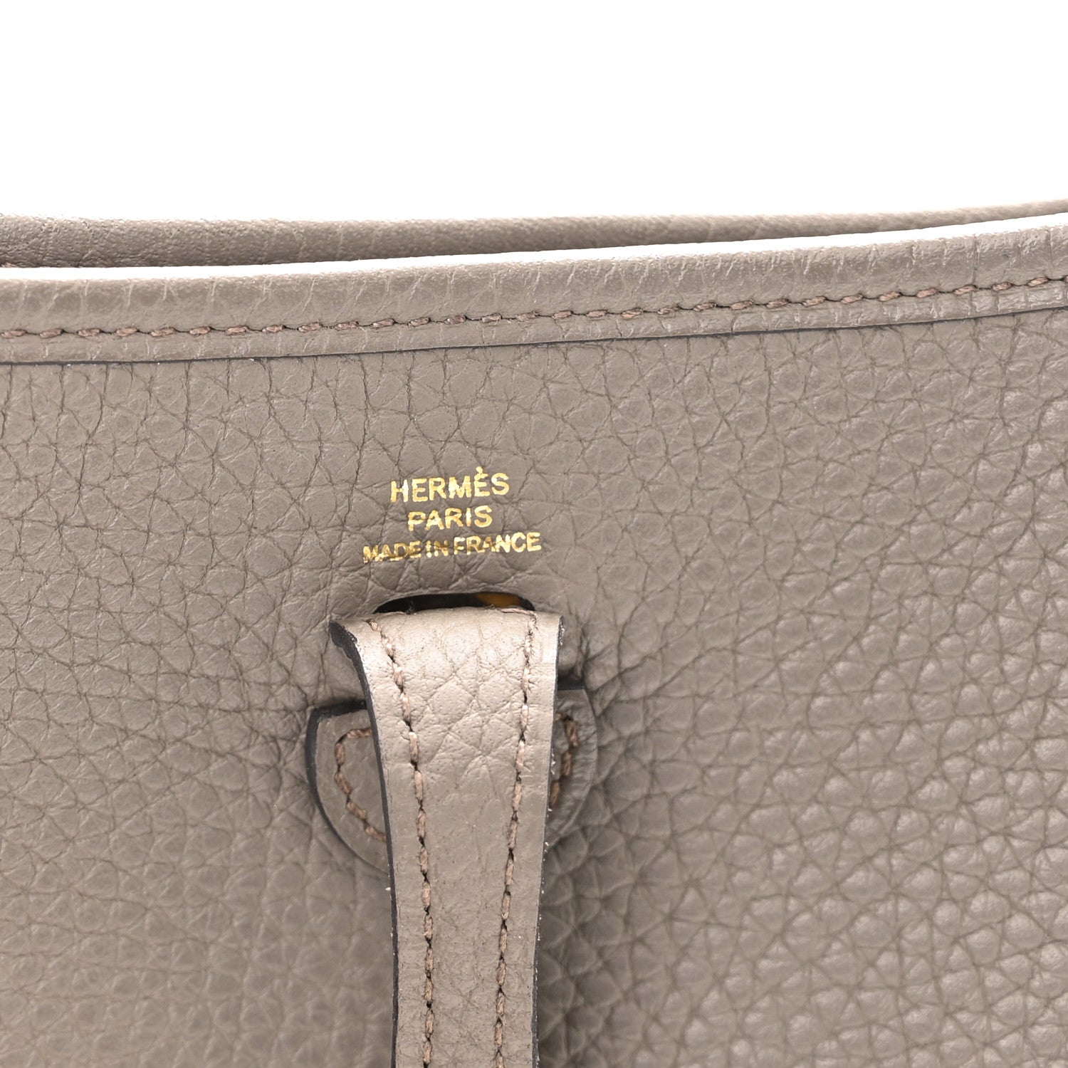 Hermes Taurillon Clemence Evelyne TPM Etain 6 of 9