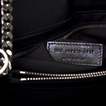 Saint Laurent Calfskin Y Quilted Monogram Medium Loulou Chain Satchel Black 7 of 11