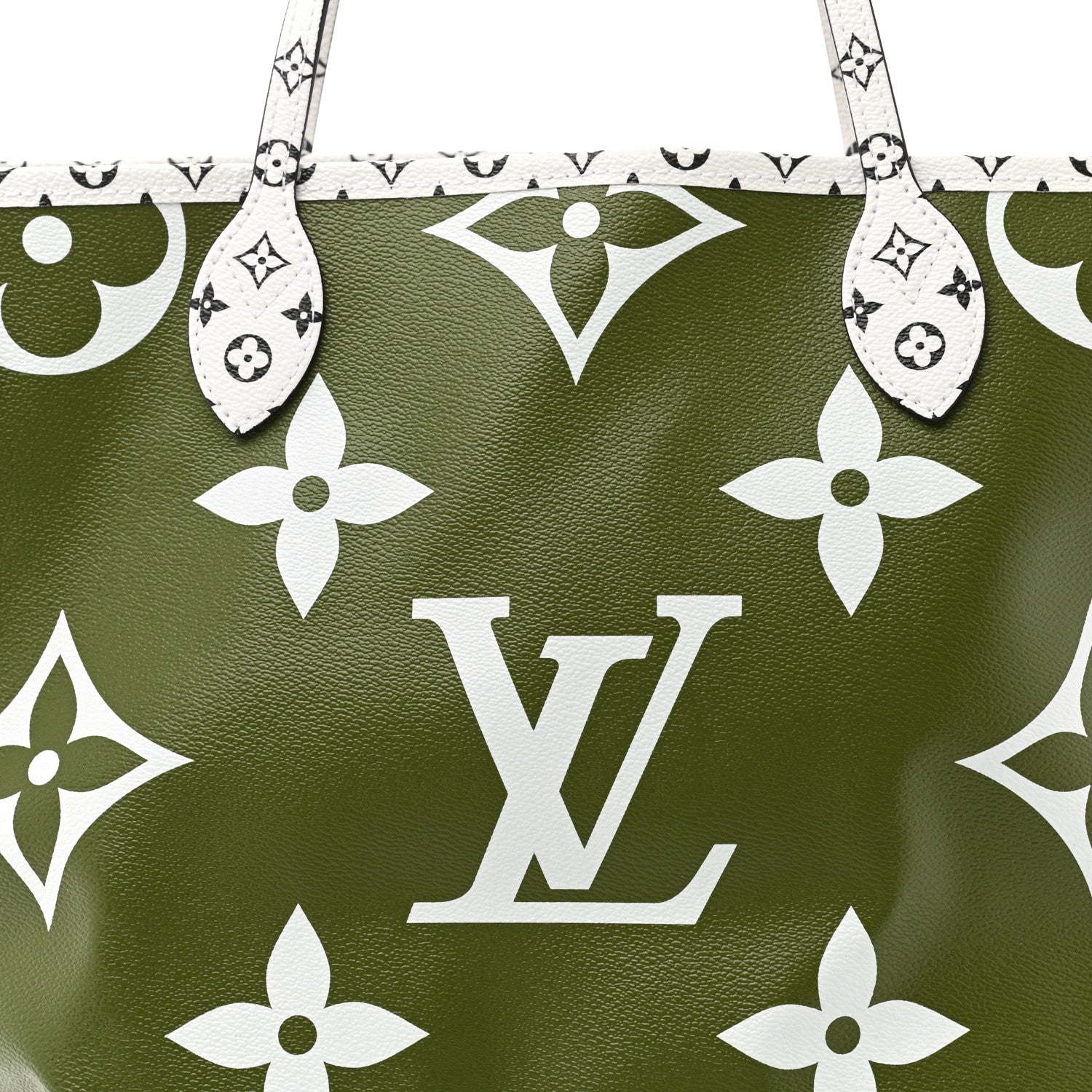 Louis Vuitton Monogram Giant Neverfull MM Kaki 12 of 12