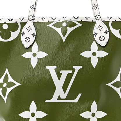 Louis Vuitton Monogram Giant Neverfull MM Kaki 12 of 12