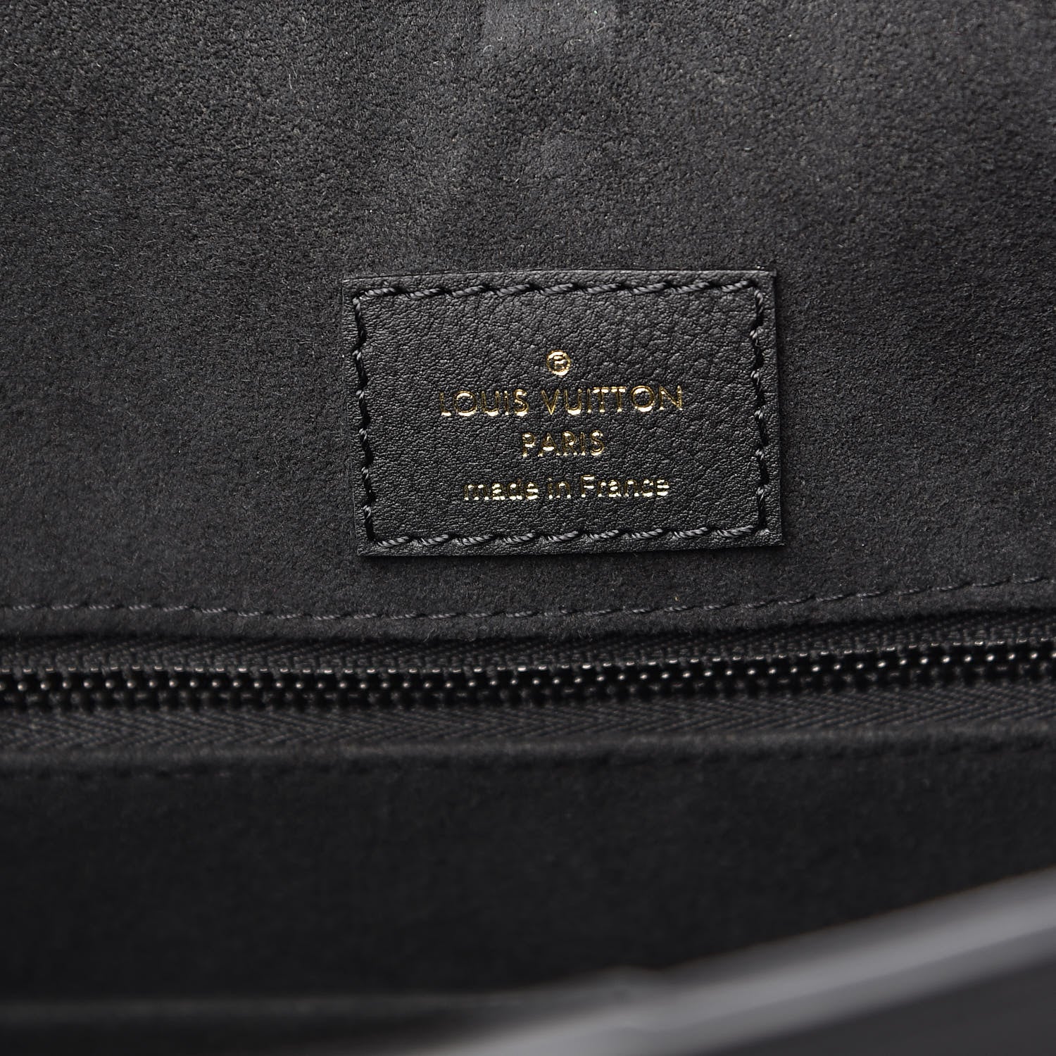 Louis Vuitton Soft Calfskin Lockme Tote MM Black 6 of 12