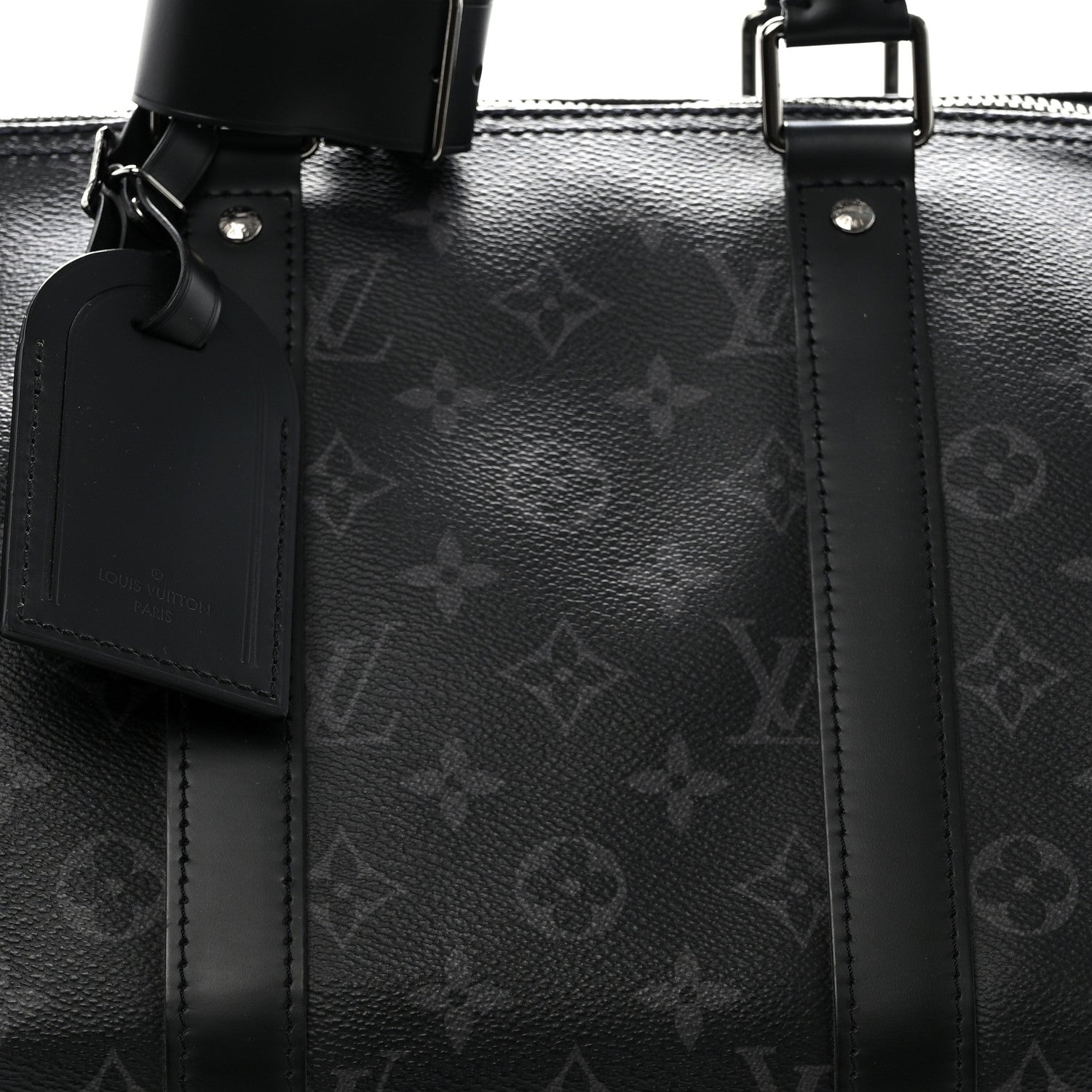 Louis Vuitton Monogram Eclipse Keepall Bandouliere 45 7 of 9