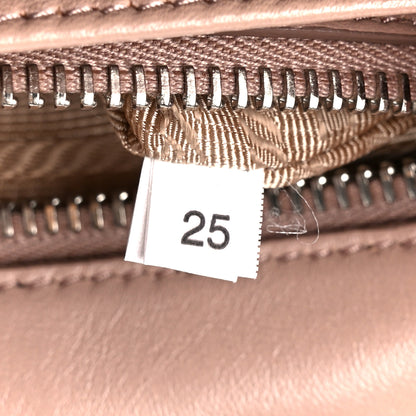 Prada Nappa Triangle Stitched Large Spectrum Bag Cipria 7 of 10